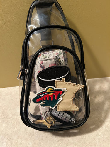 Minnesota Wild Clear Game Day Backpack/Purse
