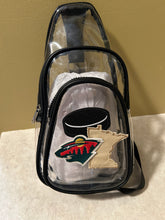 Load image into Gallery viewer, Minnesota Wild Clear Game Day Backpack/Purse