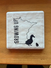 Load image into Gallery viewer, Growing up Minnesota Coaster - Mama Duck, Baby Duck