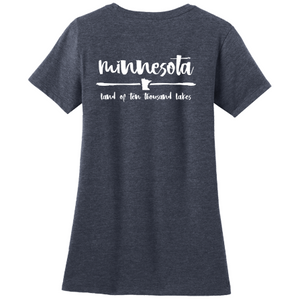Woman's "Land of 10,000 Lakes" Minnesota T-Shirt